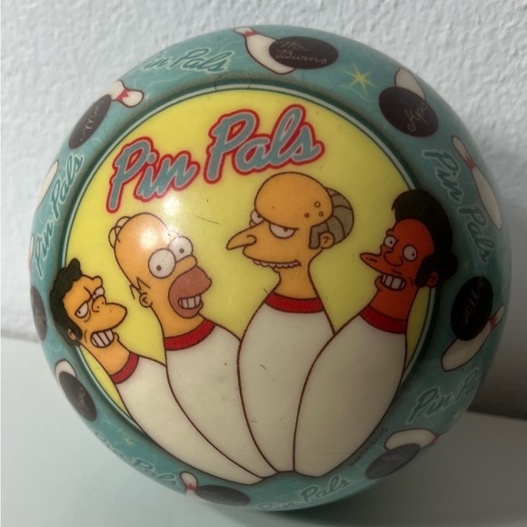Vintage RARE Simpsons 400th Episode Collectors Edition Bowling Ball Viz A Ball - Picture 13 of 16